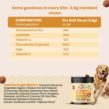 Hip & Joint Soft Chews For Dogs