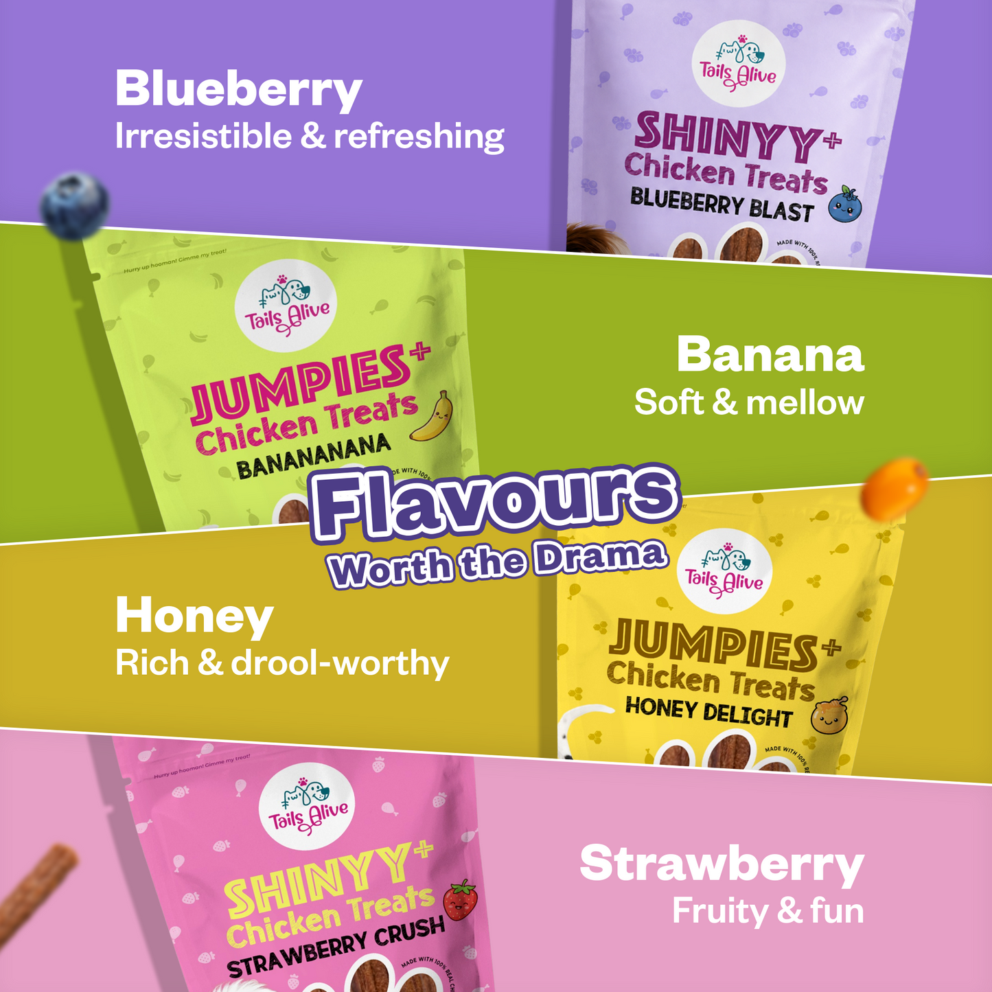 Shinyy+ Functional Treats - Skin & Coat Support Treats for Dogs
